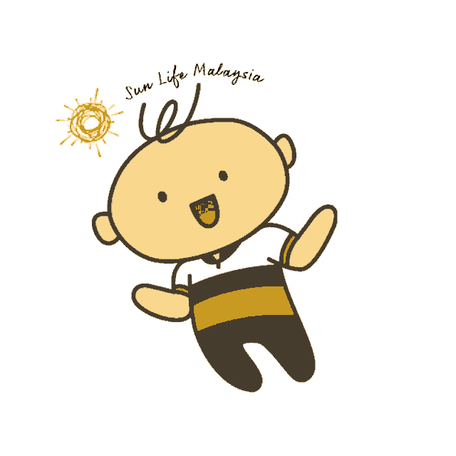 a cartoon character says yass in a yellow speech bubble