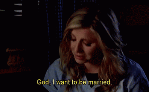 God, I Want To Get Married! - Scrubs GIF - Married Scrubs Elliot Reid GIFs