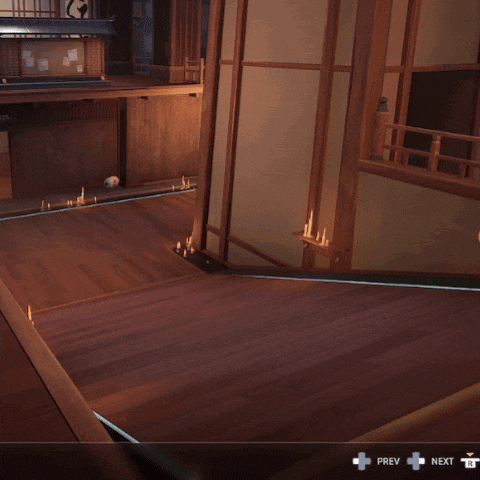 a screenshot of a video game showing a preview and next button