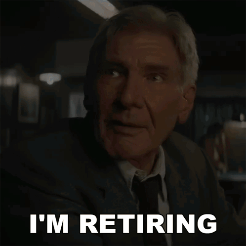 Im Retiring Indiana Jones GIF - Im Retiring Indiana Jones Harrison Ford GIFs
