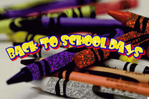 Back To School Back To School Days GIF - Back To School Back To School Days School Supplies GIFs