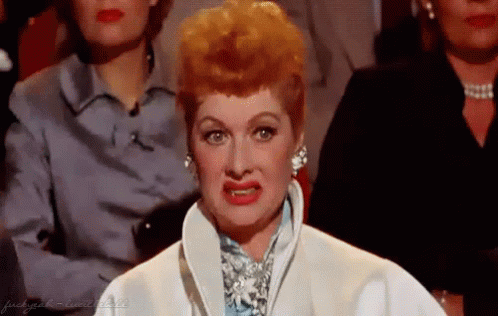 Lucille Ball Grimacing - I Love Lucy GIF - Grimaceface GIFs
