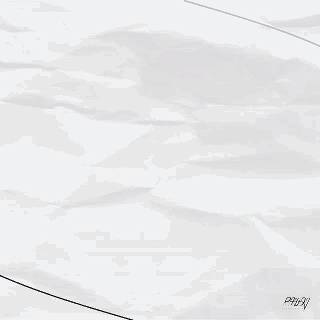 a crumpled piece of white paper with the word paper on it