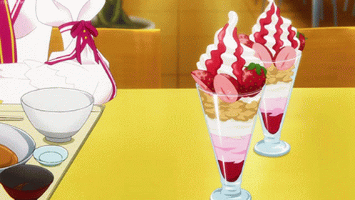 Anime Food Anime GIF - Anime Food Anime Sundae GIFs