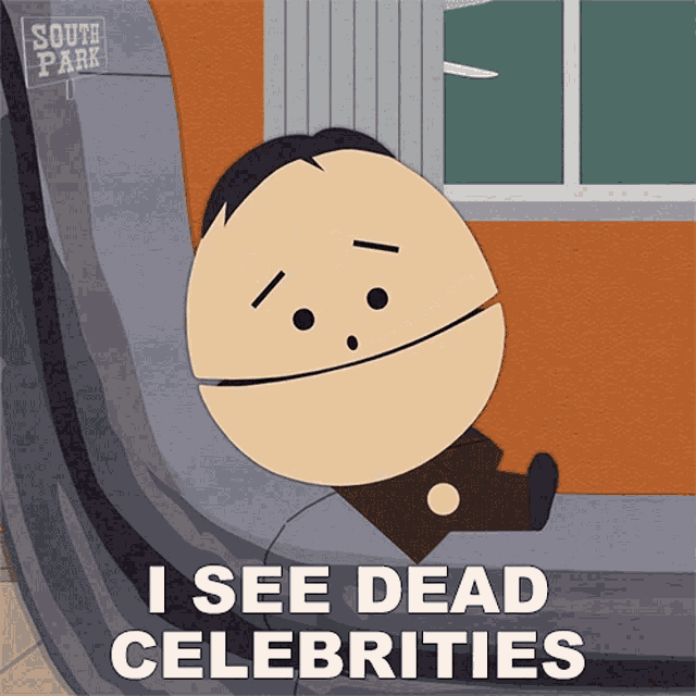 I See Dead Celebrities Ike Broflovski GIF - I See Dead Celebrities Ike Broflovski South Park GIFs
