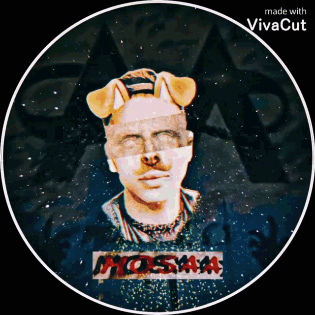 a picture of a man in a circle with the word mosma on the bottom