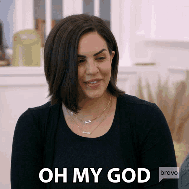 a woman says " oh my god " in a bravo advertisement