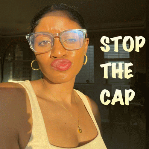 Stop The Cap Side Lips GIF - Stop The Cap Side Lips Mhmm GIFs