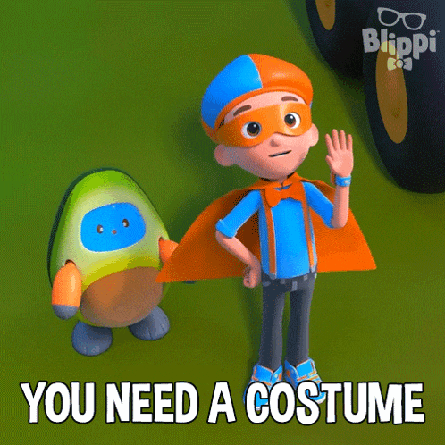 You Need A Costume Blippi GIF - You Need A Costume Blippi Tabbs GIFs