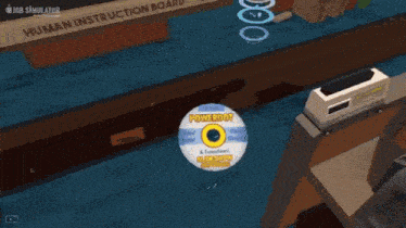 a video game called powerdot is being played on a computer screen