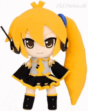 a picture of a stuffed doll with pixverse.ai written on the bottom right