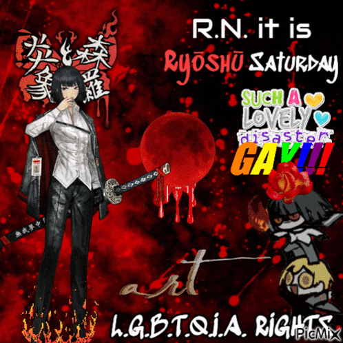r.n. it is ryoshu saturday such a lovely disaster gay !!