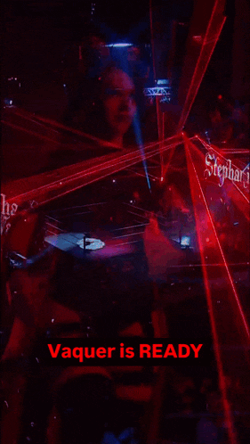vaquer is ready is written in red on the bottom of the image