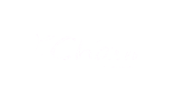 a purple and white logo for chatime with a white background