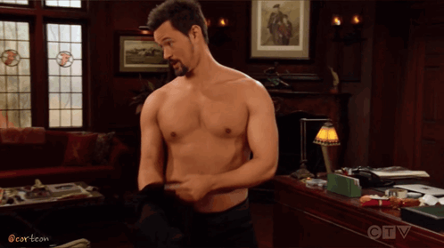 Thomas Forrester Bold And The Beautiful GIF - Thomas Forrester Bold And The Beautiful Shirtless GIFs