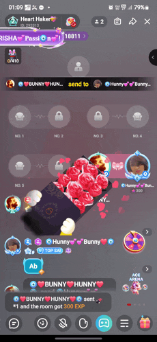 a screenshot of a video game with the name heart hakee
