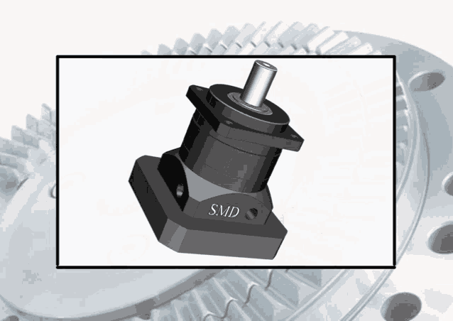 a drawing of a gear with smd on it