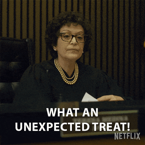 What An Unexpected Treat Judge Teresa Medina GIF - What An Unexpected Treat Judge Teresa Medina The Lincoln Lawyer GIFs