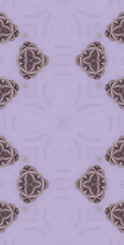 a purple background with a kaleidoscope pattern that looks like a cross