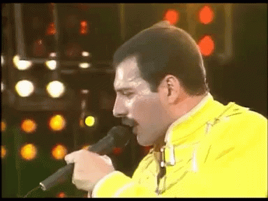 Freddie Mercury Queen GIF - Freddie Mercury Queen High Notes GIFs