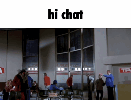 Plane Hi Chat GIF - Plane Hi Chat Table GIFs