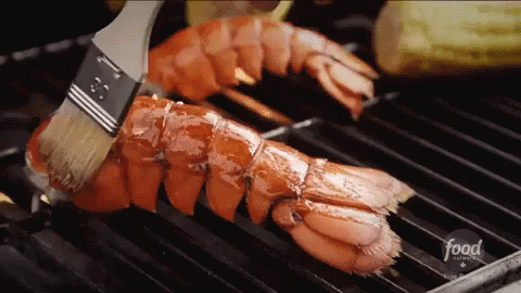 Hello GIF - Lobster Grill Grilled Lobster GIFs