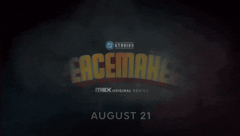 a poster for peacemaker a max original series coming out on august 21