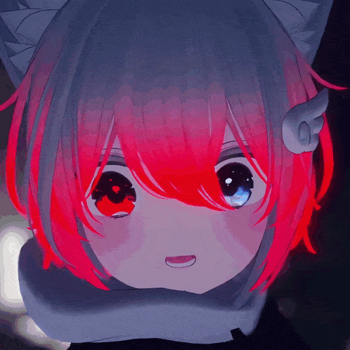 a girl with red hair and blue eyes is wearing a scarf