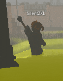a silhouette of a person in a video game with the name silentzxl
