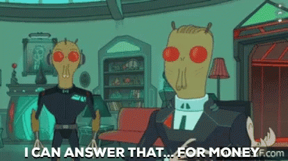 Rick And Morty I Can Answer That For Money GIF