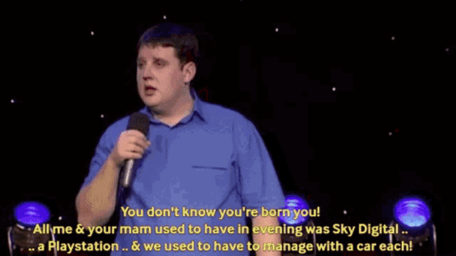 Peter Kay Be Like Our Parents GIF - Peter Kay Be Like Our Parents In My Day GIFs
