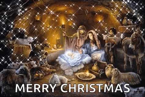 Merry Christmas Jesus GIF - Merry Christmas Jesus Manger GIFs