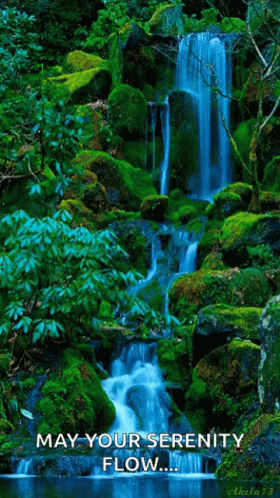 Waterfall Lake GIF - Waterfall Lake Pretty GIFs