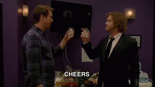 Clink GIF - Cheers Friends Happy GIFs