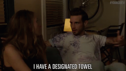 I Have A Designated Towel GIF - Younger Tv Land Sutton Foster GIFs