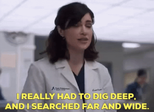 Lauren Bloom I Really Had To Dig Deep GIF - Lauren Bloom I Really Had To Dig Deep And I Searched Far And Wide GIFs