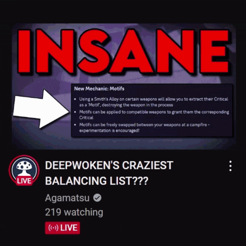 deepwoken 's craziest balancing list 219 watching agamatsu