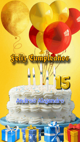 Feliz Cumpleaños Andres Alejandro GIF - Feliz Cumpleaños Andres Alejandro GIFs