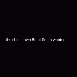 a poster for the shinedown brent smith wanted shows a woman surrounded by stars
