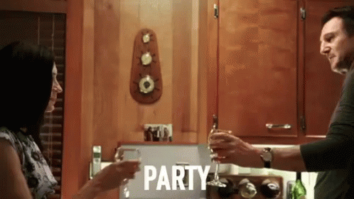 Party GIF - Party Cheers Taken3 GIFs