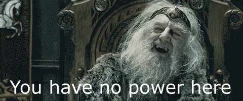 Lotr You Have No Power Here GIF - Lotr You Have No Power Here The Two Towers GIFs
