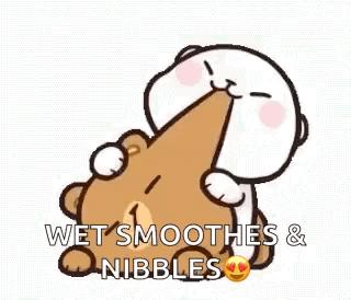 Milk And Mocha Bear Nibble GIF - Milk And Mocha Bear Nibble GIFs