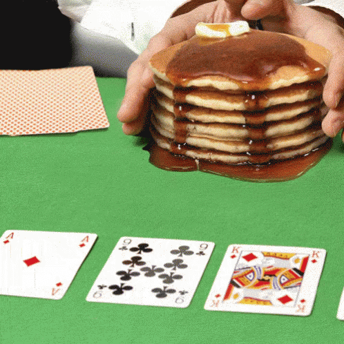 Poker GIF - Poker Cards Pancakes GIFs