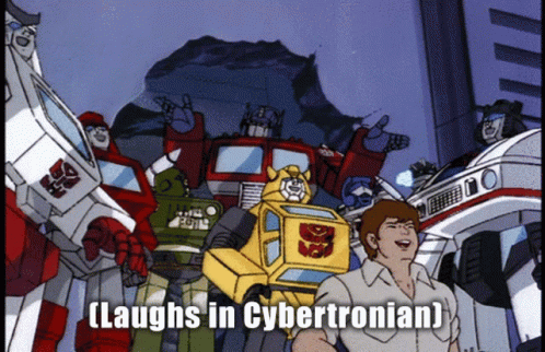 Transformers Laughs In Cybertronian GIF - Transformers Laughs In Cybertronian The Transformers GIFs