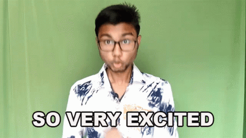 So Very Excited Sachin Saxena GIF - So Very Excited Sachin Saxena बहुतख़ुश GIFs
