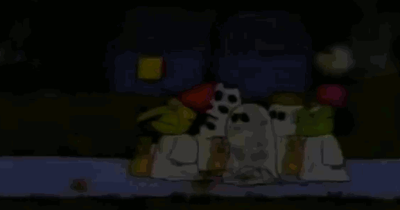 The Gang From Peanuts Out Trick-or-treating. GIF - Charlie Brown Peanuts Trick Or Treat GIFs