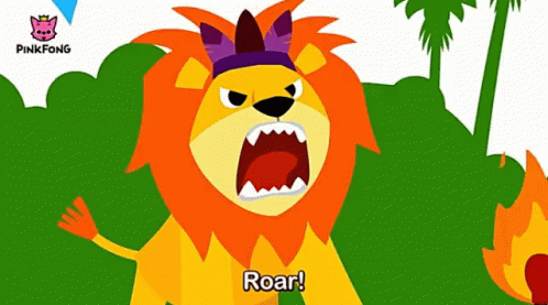Roar Pinkfong GIF - Roar Pinkfong Lion GIFs