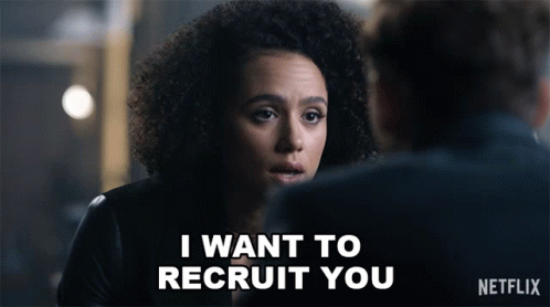 I Want To Recruit You Gwendoline GIF - I Want To Recruit You Gwendoline Army Of Thieves GIFs