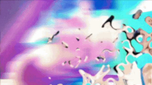 a purple and blue background with a lot of letters and numbers
