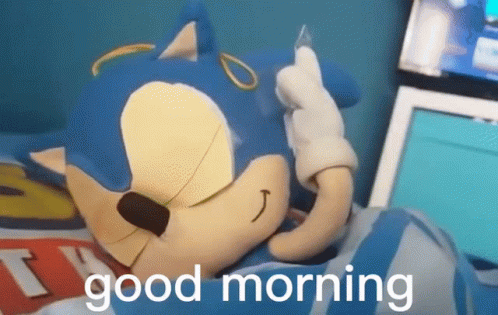 Sonic Good GIF - Sonic Good Morning GIFs